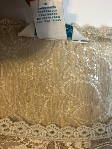 Sundance Women’s Floral Lace Cream and Beige A-Line Dress Size Small - Picture 6 of 9