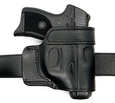Right Hand Black Leather Yaqui Speed Draw Belt Holster for RUGER MAX-9