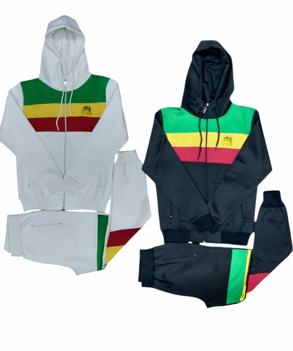 RASTA URBAN MEN DESIGNER TRACKSUIT TIME IS MONEY NEW HIP HOP ERA