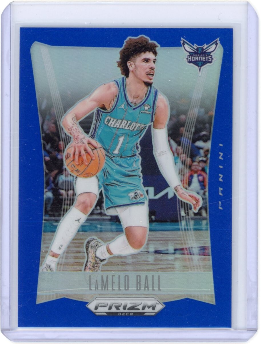 2023-24 Panini Prizm Deca - Blue Prizm #98 LaMelo Ball /149 Charlotte Hornets
