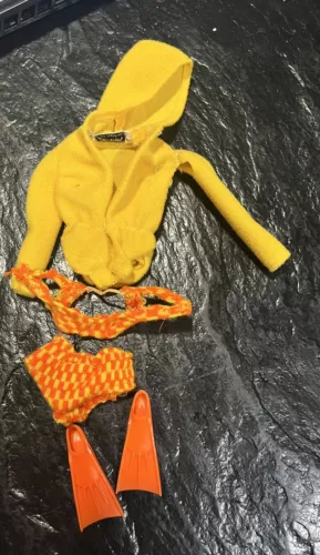 Vintage Barbie - 1971 Scuba Do's # 1788 Twiggy Version Outfit