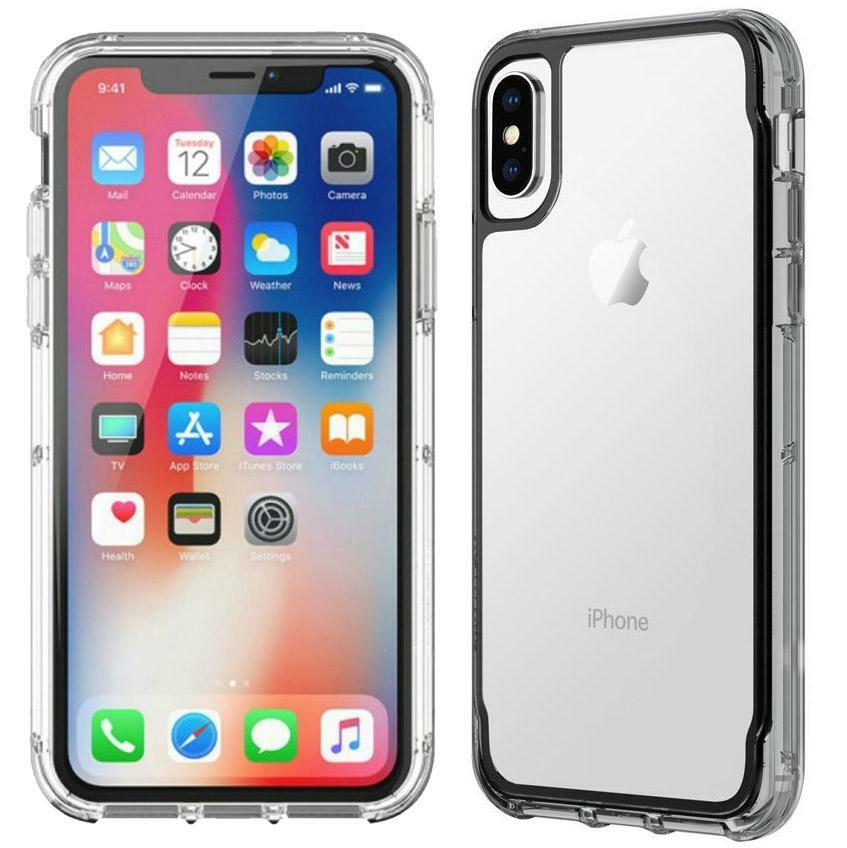Apple iPhone X Case Griffin Survivor Clear Cover Smoke - Brand New Sealed Tough