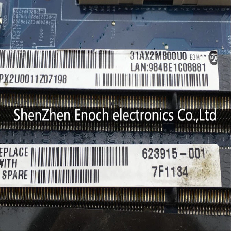 HP CQ42 G42 CQ56 CQ62 G62 AMD Motherboard Replacement DA0AX2MB6E1 623915-001 - Image 3 of 3