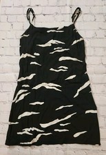 Reformation Mini Dress Black White Size 2