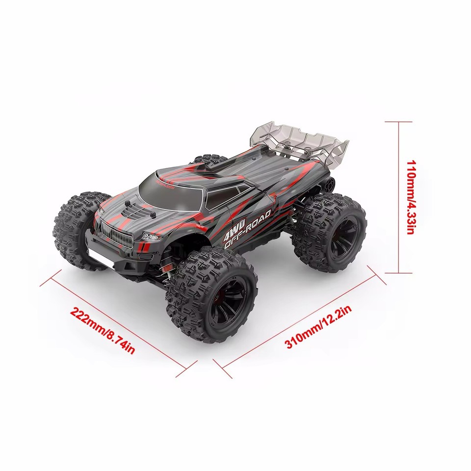 MJX 2.4G 4WD 16210 Hyper Go 1/16 2S LiPo Brushless RC Car Truck Toys ...