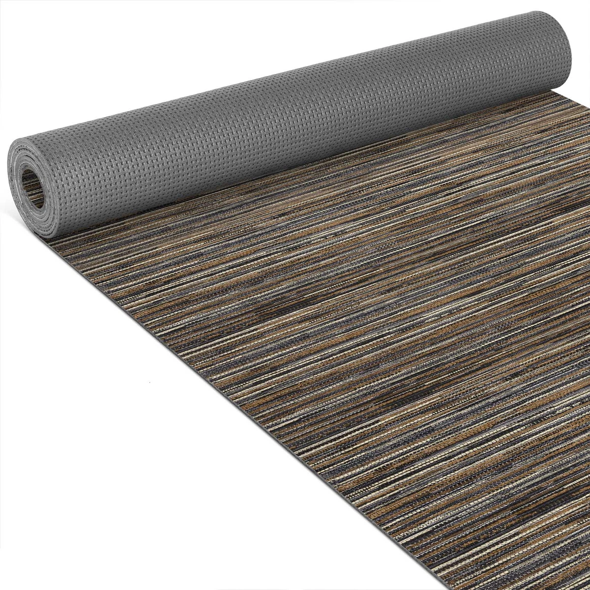 Tappeto Camera Scendiletto 50x80 Cm Bagno Cotone Intrecciato Tridimensionale Morbido Assorbente Beige 90771136