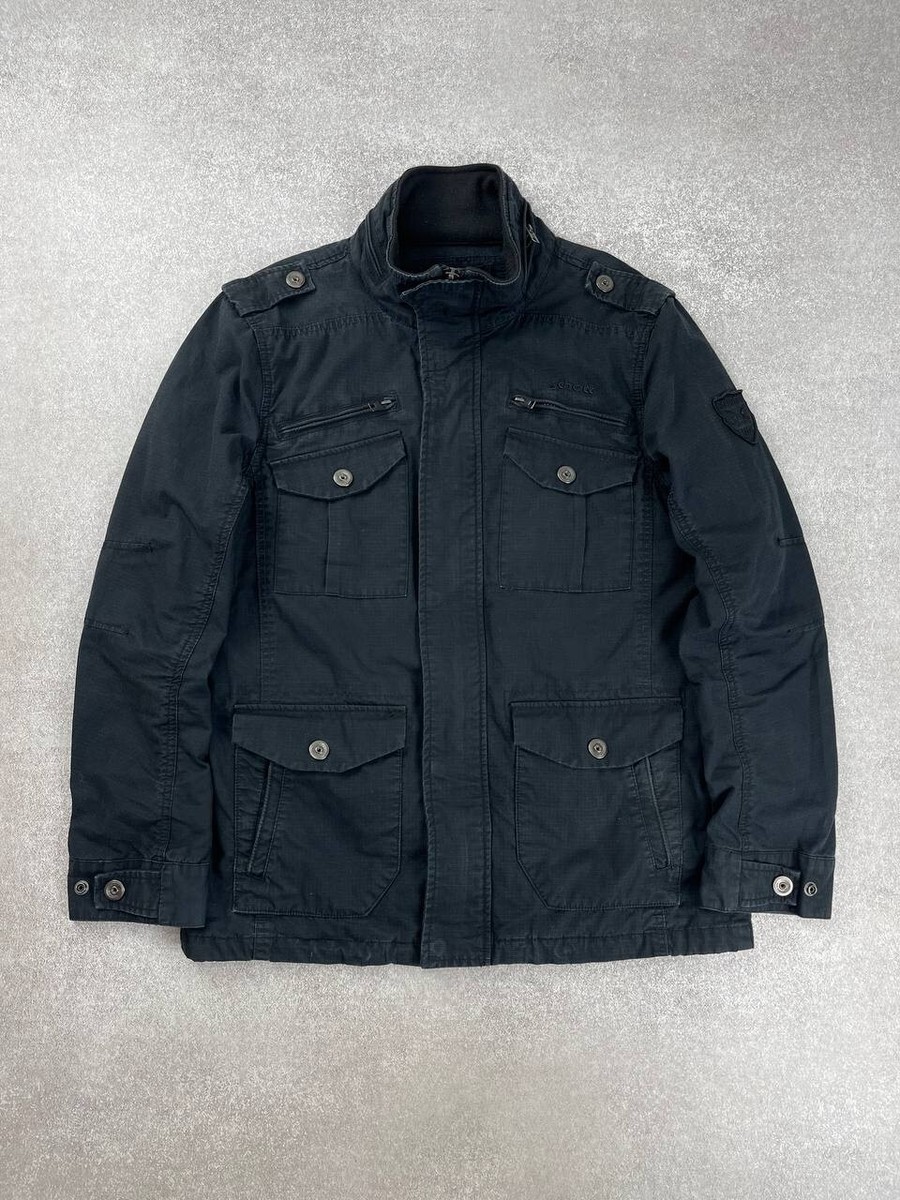 Men's Vintage Schott M65 Type Garment Jacket Black Size L | eBay
