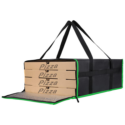 Insulated Pizza Delivery Bag, 20'' x 20'' x 8'' Pizza Warmer Bag for Carry Hot 1-PK