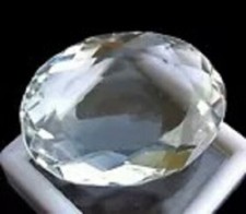White Topaz Loose Gemstone Certified 88.40 Ct Natural Brazilian Oval Shape