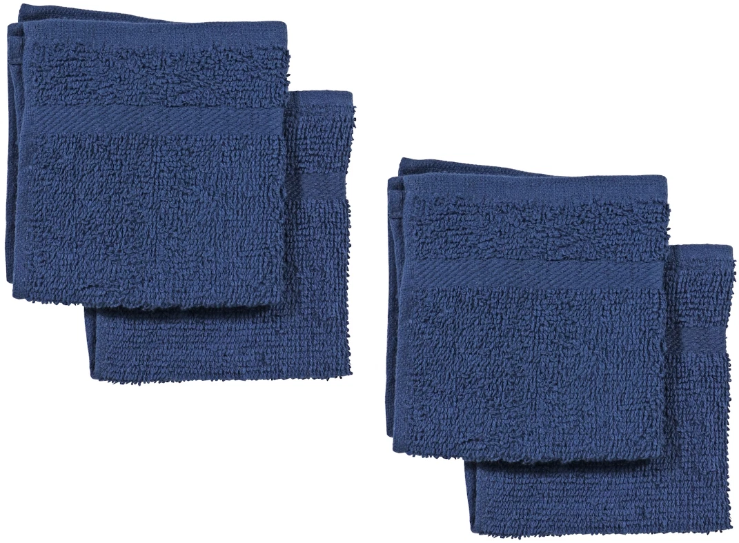 Cotton Wash Cloths Face Cloths With 6 Colors, Bathroom Washcloth