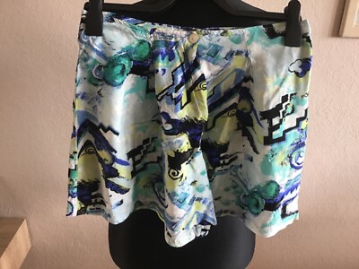 fluffige bunte kurze Shorts von Indeed in Größe L - Viskose