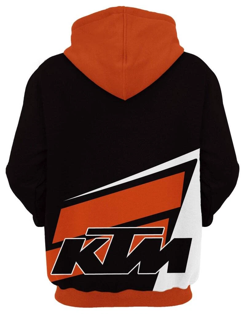 Men'S Ktm Motorcycle All Over Printed 3D Hoodie
