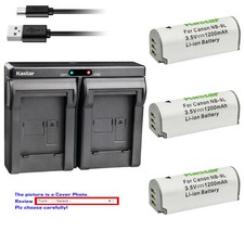 Kastar Battery Dual Charger for Canon NB-9L CB-2LB Canon Powershot SD4500 IS