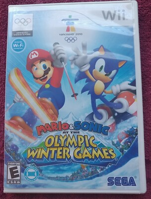 Mario & Sonic at the Winter Olympic Games Nintendo Wii VIDEO GAME
