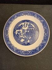Vintage Blue Willow Chop Plate A Willow Ware Royal China 12.2  