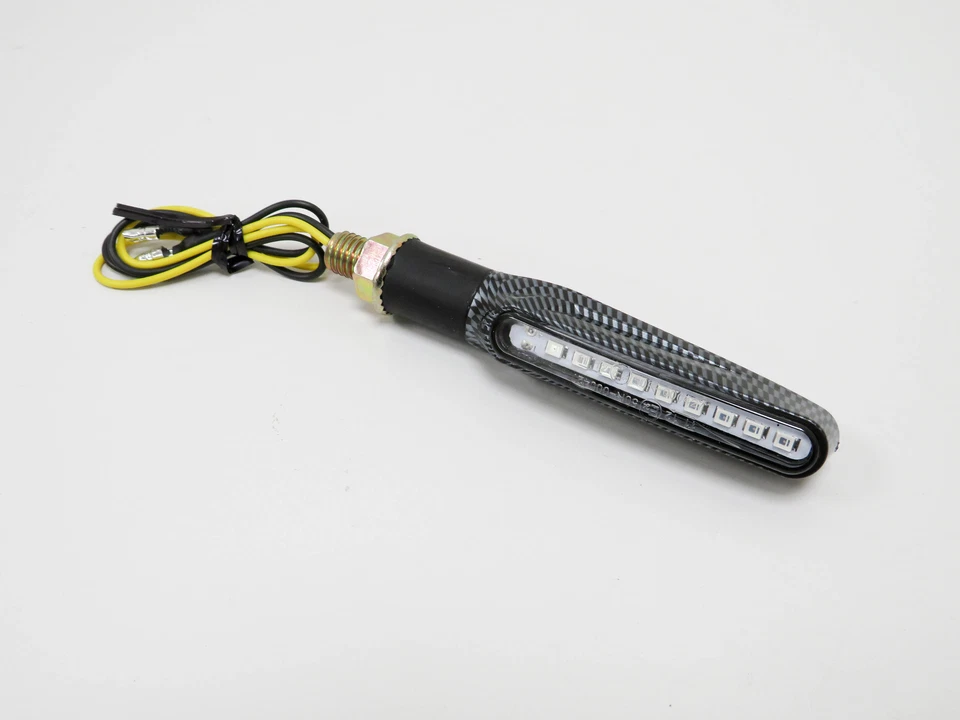 Indicators Carbon Look LED Sequential Wave Set 4 For Ducati 888 Strada 1992-1994 - Image 4 of 4