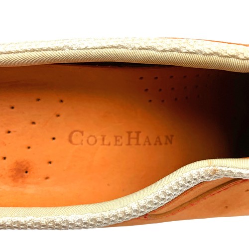 COLE HAAN D13777 Orange Suede Athletic Slip On Mules Women's Size 8.5 B - Picture 3 of 10