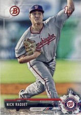 Lot of (100) 2017 Bowman Draft NICK RAQUET 1st Rookie Card #BD-182 Nationals