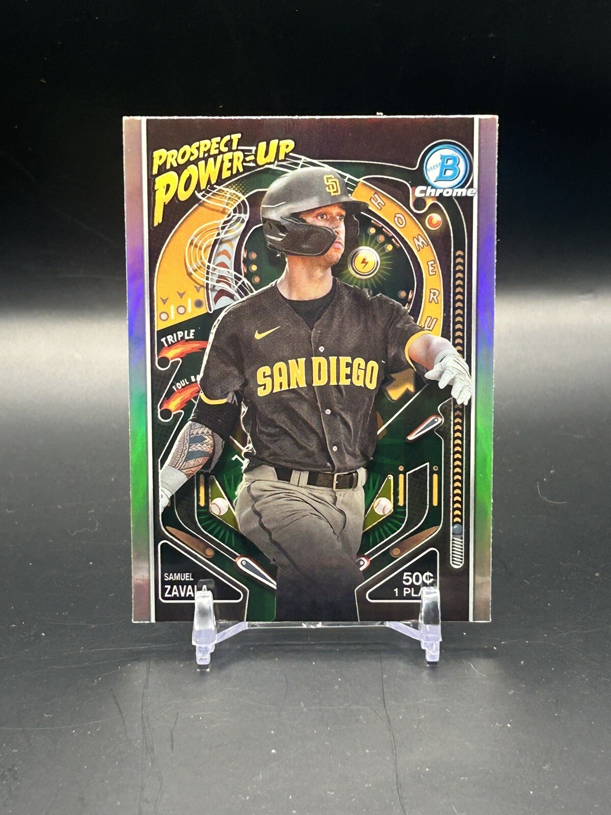 2024 Bowman #PP-2 Samuel Zavala Prospect Power-Up San Diego Padres