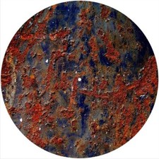 Slipmat Slip Mat for 12" DJ Turntable LP Record Player Felt BUBBLING RUSTY METAL