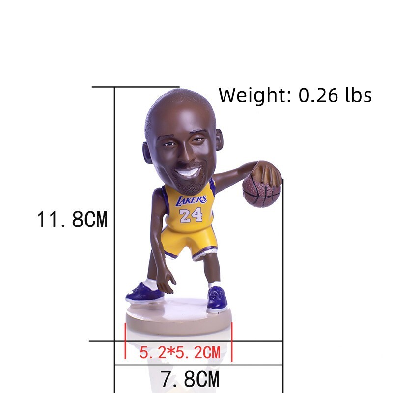 Kobe Bryant Bobbleheads Shake Head Action Figure LA Lakers