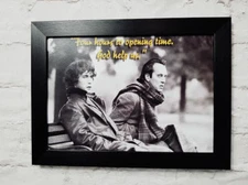 Withnail & I quote"Four hours to opening" (2) A4 picture poster. Choice of frame