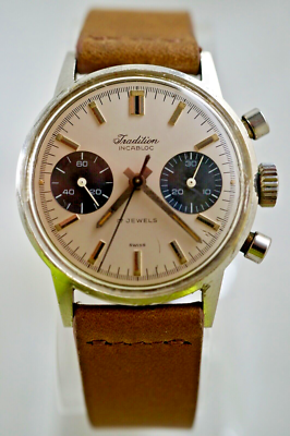 1960s Tradition Panda Dial Chronograph By Heuer For Sears, Roebuck
