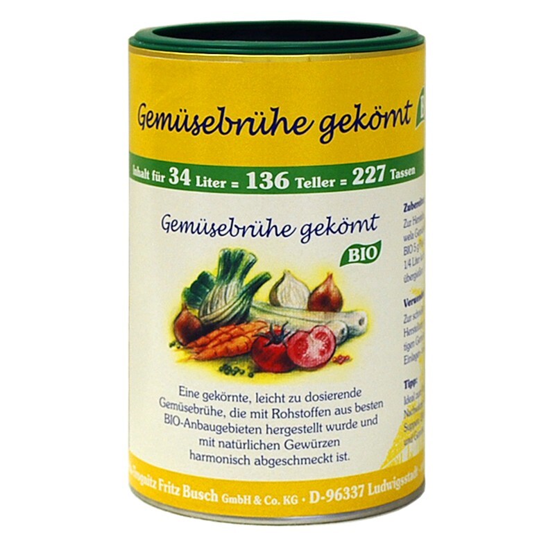 WELA BIO Gemüsebrühe gekörnt 1/1 ergibt 34L Brühe | vegan - glutenfrei - laktose