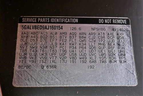Back Up Rearview Camera Rear Tailgate Fits 09-17 ENCLAVE 1725623 - Picture 6 of 12