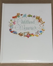 Vintage HALLMARK Baby Book Adoption Childhood Memories Album Scrapbook 1976