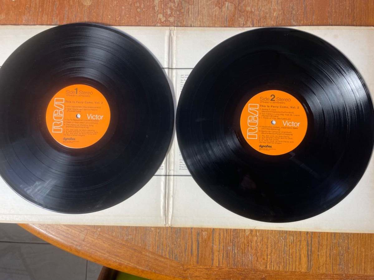 This Is Perry Como Vol. 2 2x LP RCA Victor VPS-6067 Ballad, Vocal