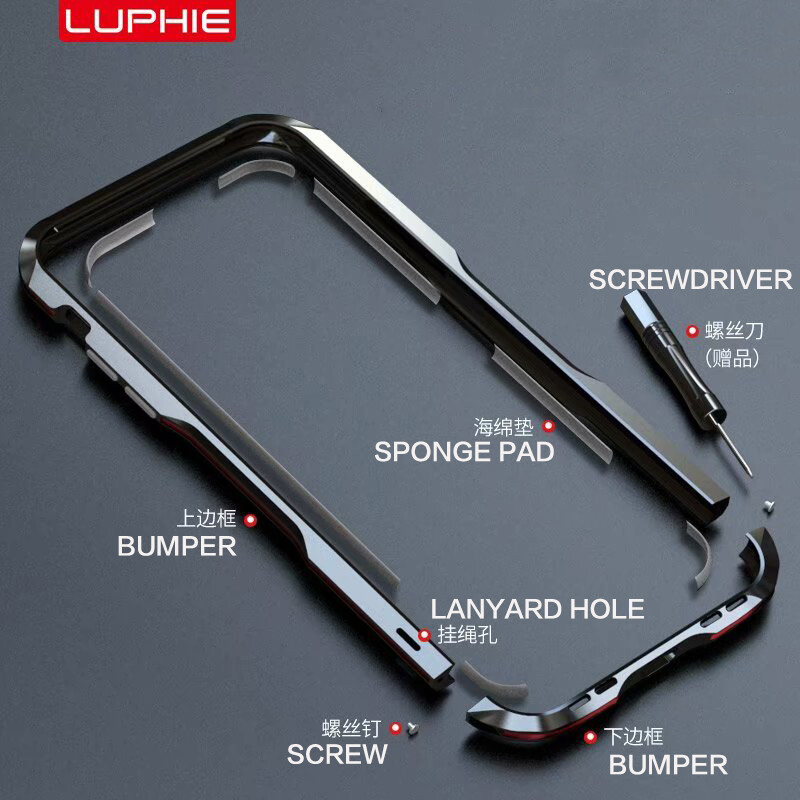 Telaio In Alluminio In Metallo, Sottile Custodia Rigida Per - Foto 7