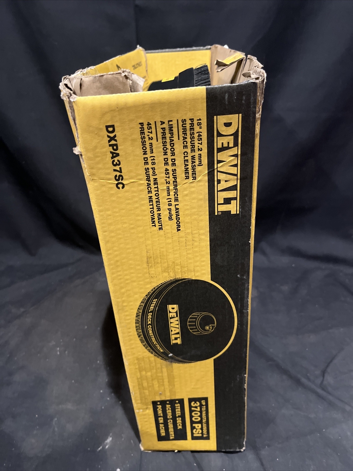 🔥NEW OPEN. DEWALT DXPA37SC 18" Surface Cleaner for Pressure Washer