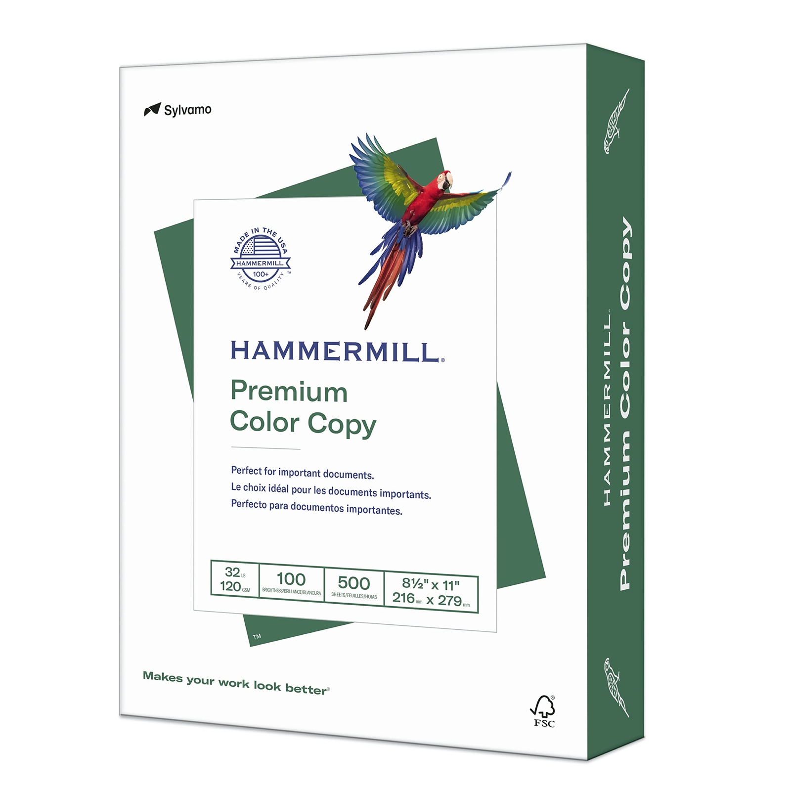 Hammermill Printer Paper, Premium Color 32 Lb Copy Paper, 8.5 x 11 - 1 Ream (...