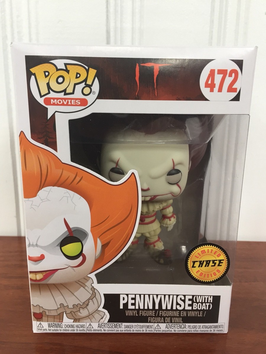 Funko Pop! IT Chase Pennywise with Boat 472 Free Shipping | eBay