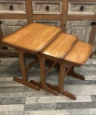 Nest Of Tables Mid Century Modern 1970s , Possibly G Plan Lovely Set