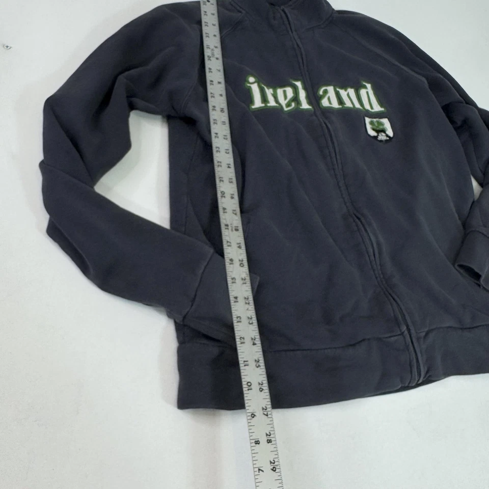 Chaqueta Romika Relax Para Hombre 2XL Gris Irlanda Pista Cremallera Completa Trébol Bordado Foto 2 de 4