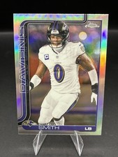 2025 Topps Chrome- Roquan Smith Refractor #27 - Baltimore Ravens