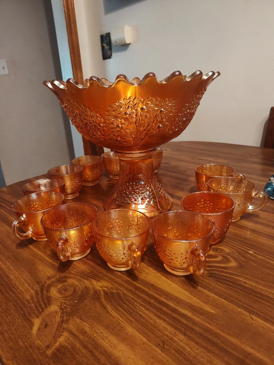 Fenton Punch Bowl for sale | eBay