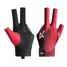 Pool Glove Left Hand, Billiard Pool Gloves for Left Hand 3 Finger, Snooker Cu...