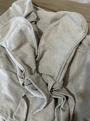 Pottery Barn Comfort GRAND Roll armchair slipcover READ DESCR taupe gray pebble