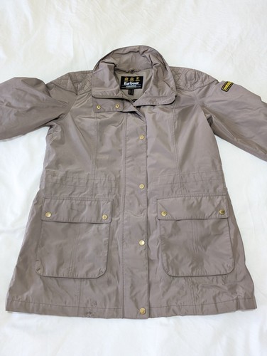 Chaqueta Barbour Mujer Abrigo de Campo Chaqueta Color Piedra Talla 18 - Imagen 2 de 19
