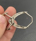 Crescent Link Bracelet E. Dragsted Mid Century Vintage Sterling Silver Denmark — photo 7