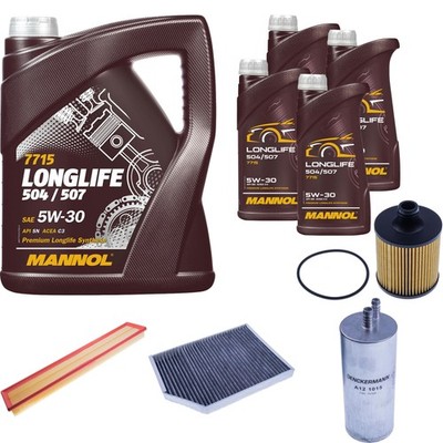 Inspektionspaket MANNOL Longlife 5W-30 9L für Porsche Panamera 4.0 4S