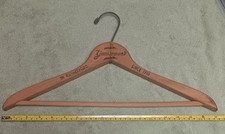 Zimmerman's Rutherford, NJ.Since 1910 antique wood clothes hanger