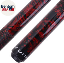 58 Inch Hand-Painted Series 2-Piece Billiard Pool Cue Stick with Irish Linen Wra