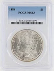 1884 Morgan Silver Dollar PCGS MS63 S$1 Philadelphia Minted No Reserve