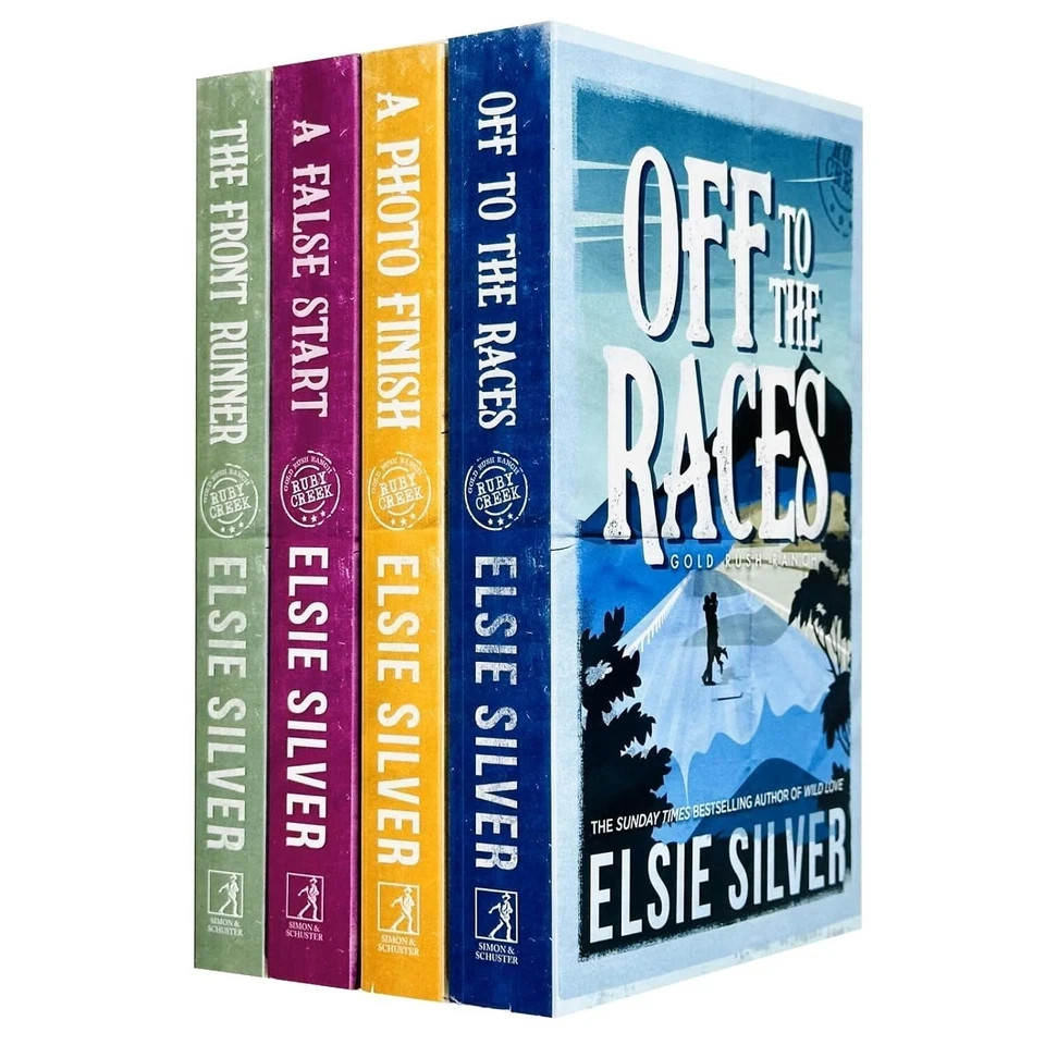 Gold Rush Ranch Series 4 Books Collection Set by Elsie Silver Front Runner