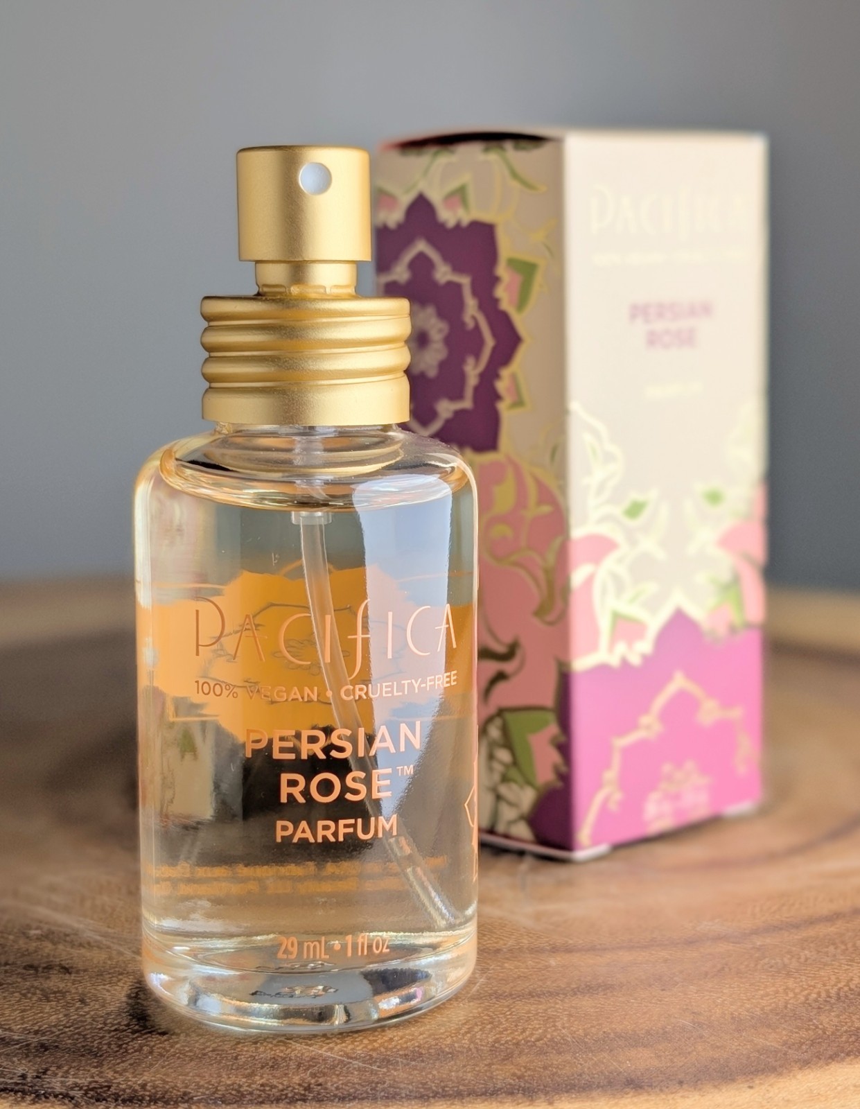 Pacifica Persian Rose Micro-Batch Spray Vegan Perfume BNIB 1 Fl Oz 29 mL