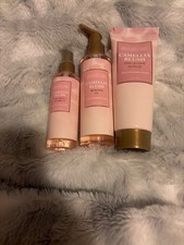 The Spathecary Camellia Blush Shaving Set- shave scrub, shave serum, Shave oil